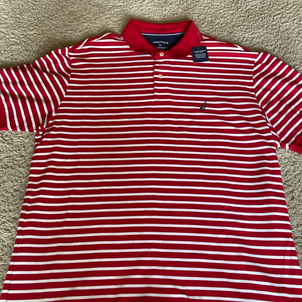 MWT Nautica  men’s performance deck shirt-XL